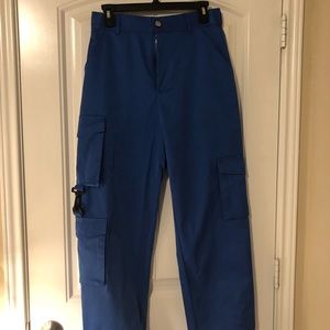 Blue Cargo Pants